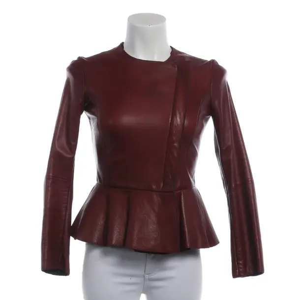Lederjacke, in Bordeaux, Leder, Emporio Armani