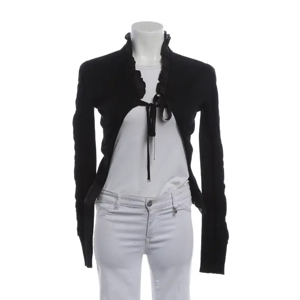 Cardigan, in Black, Cotton, High Use