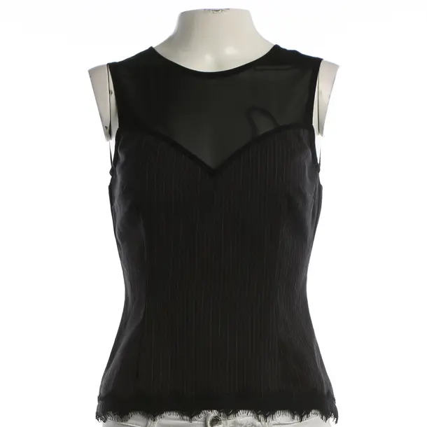 Top, in Dunkelgrau, Polyester, Ana Alcazar