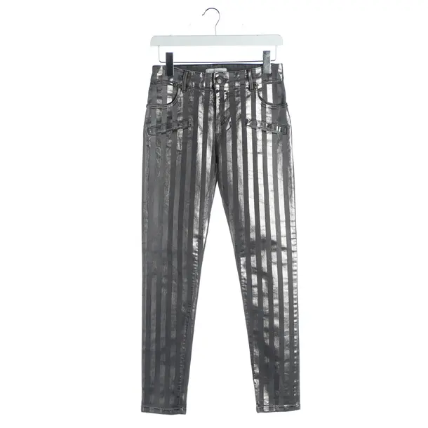 Pants, in Gray, Cotton, Pierre Balmain