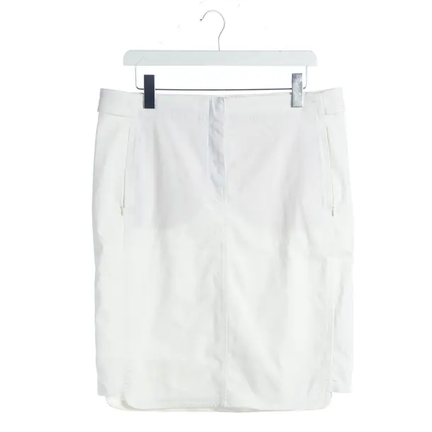 Skirt, in White, Cotton, Marc Cain