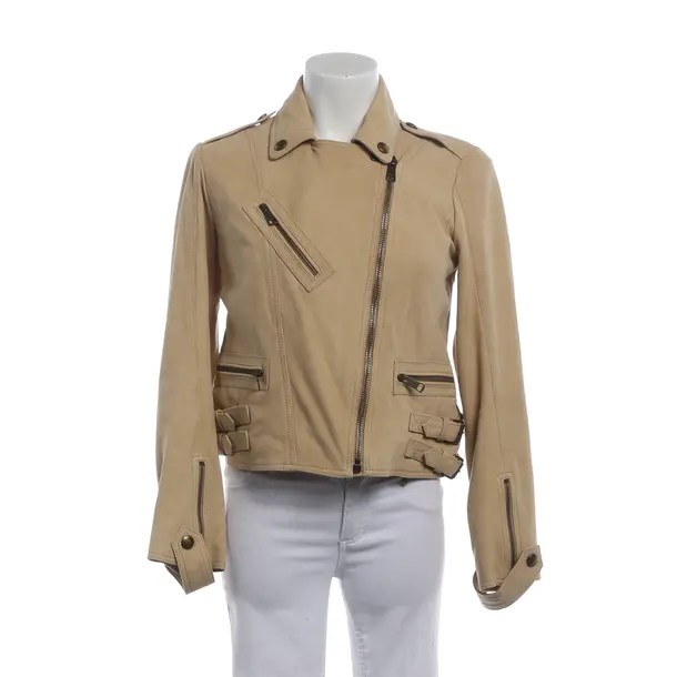 Lederjacke, in Hellbraun, Leder, Burberry Brit