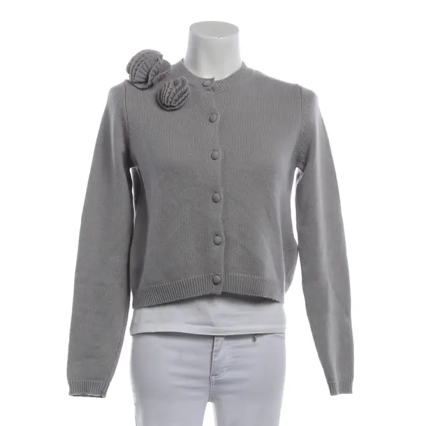 Strickjacke, in Grau, Wolle, Allude