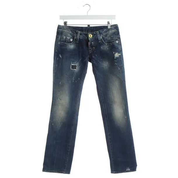 Jeans straight fit, in Blu, Cotone, Dsquared