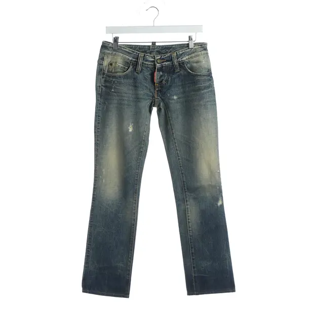 Jeans Straight Fit, in Blau, Baumwolle, Dsquared