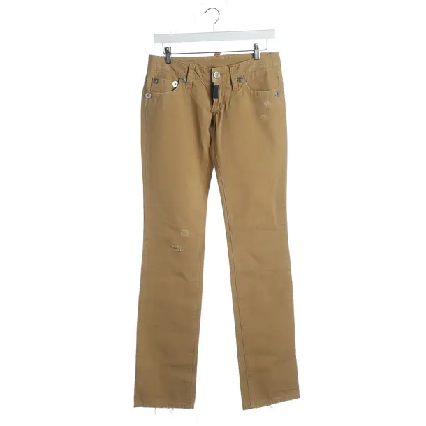 Straight Fit Jeans, in Light Brown, Cotton, Dsquared