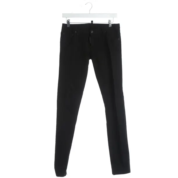 Straight Fit Jeans, in Black, Cotton, Dsquared
