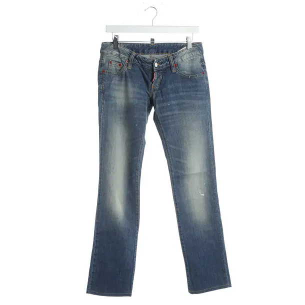 Straight Fit Jeans, in Blue, Cotton, Dsquared