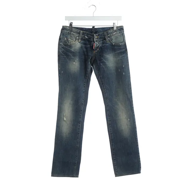 Straight Fit Jeans, in Blue, Cotton, Dsquared