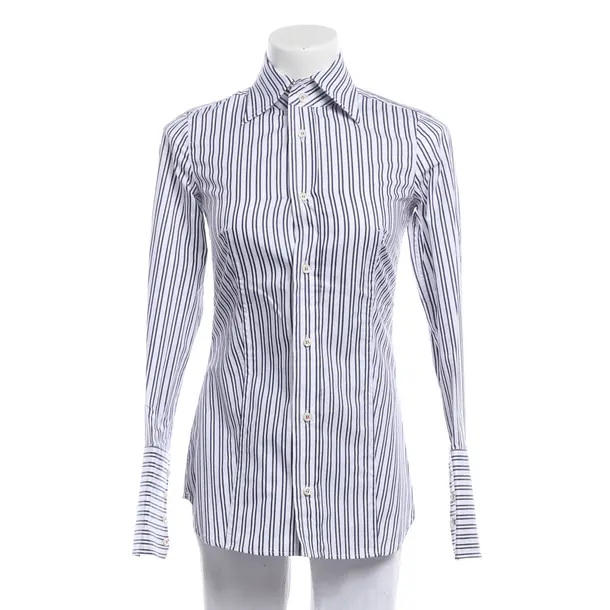Blouse, in Navy, Cotton, Dsquared