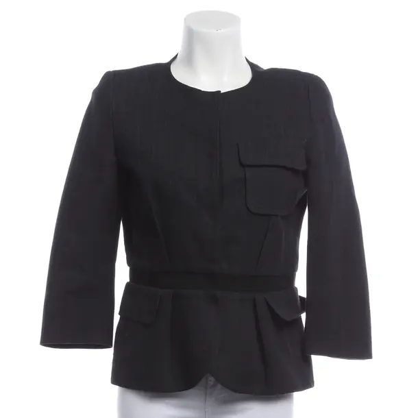 Summer Jacket, in Black, Linen, Golden Goose