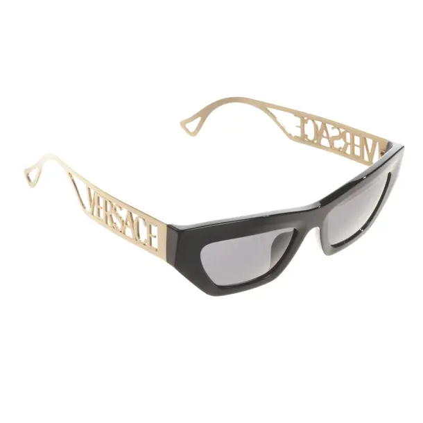 Sonnenbrille, in Schwarz, Kunststoff / Metall, Versace
