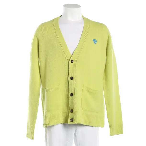 Strickjacke, in Gelb, Wolle, Versace