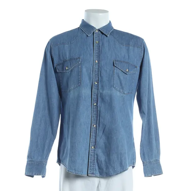 Shirt, in Blue, Cotton, Céline