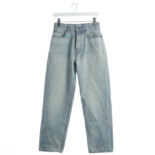 Jeans straight fit, in Blu, Cotone, Céline