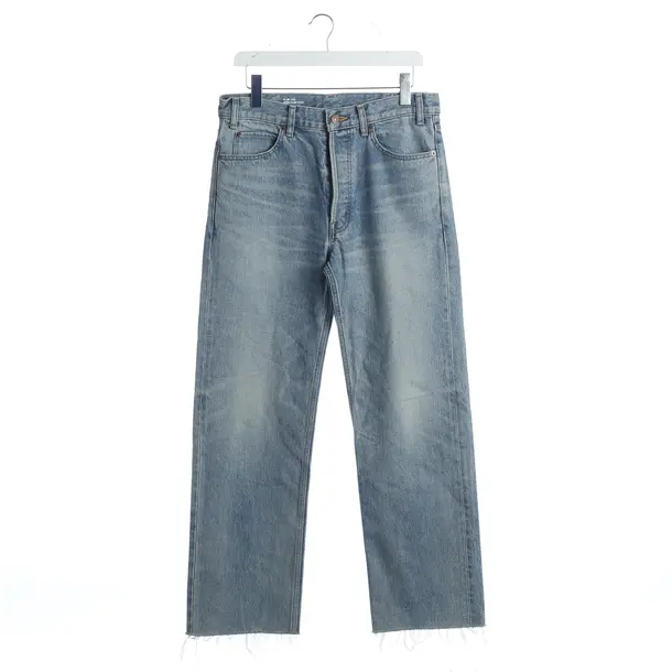 Jeans straight fit, in Blu, Cotone, Céline