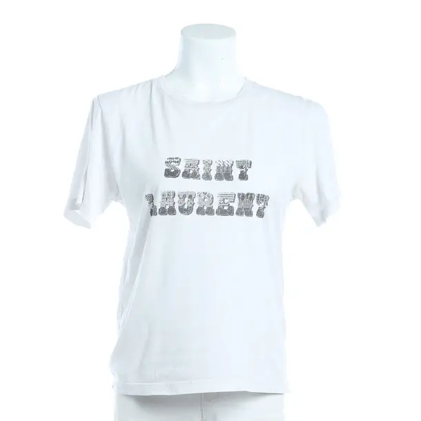 Camicia, in Bianco, Cotone, Saint Laurent