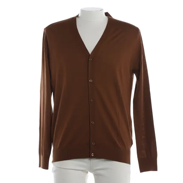 Cardigan, in Brown, Wool, Prada