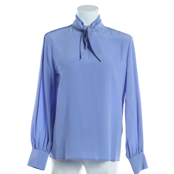 Blouse, in Light Blue, Silk, Closed