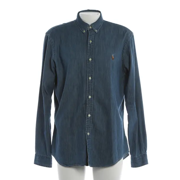 Shirt, in Blue, Cotton, Polo Ralph Lauren
