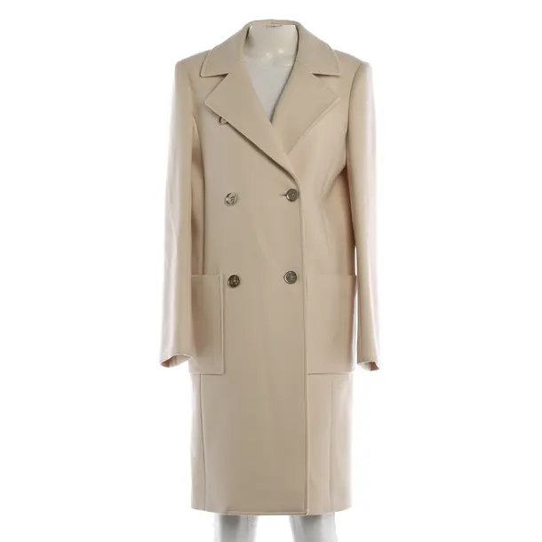 Wintermantel, in Beige, Wolle, Balenciaga
