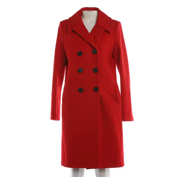Wintermantel, in Rot, Wolle, Balenciaga
