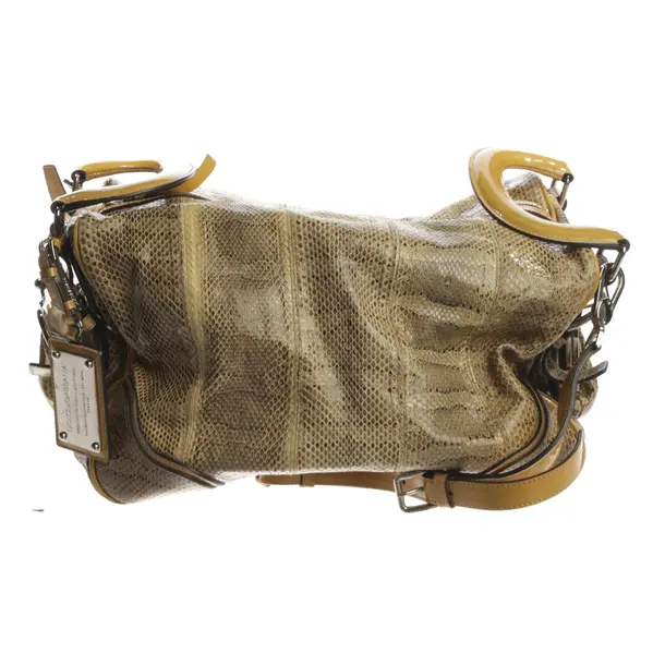 Handtasche, in Hellbraun, Leder, Dolce & Gabbana