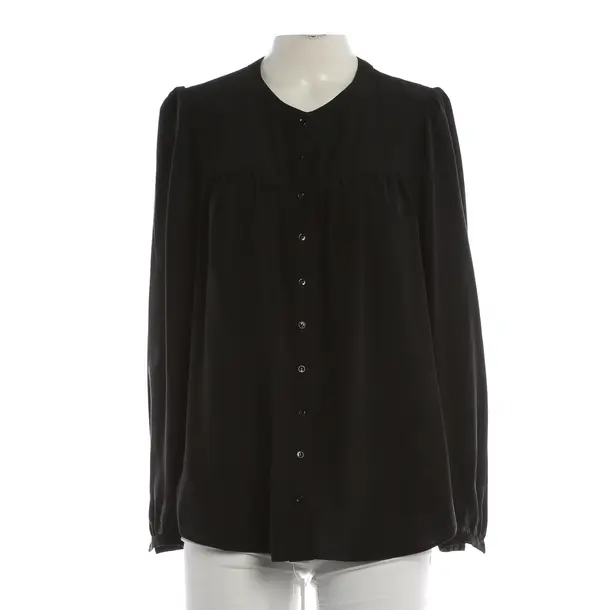 Bluse, in Schwarz, Seide, Saint Laurent