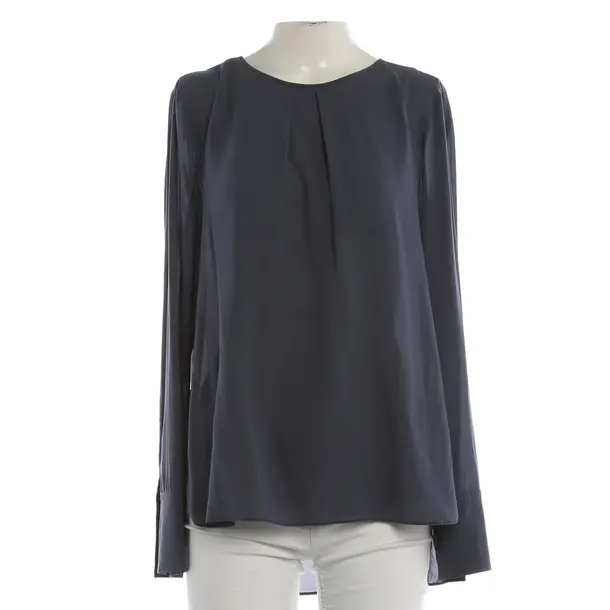 Blouse, in Blue, Seide, Brunello Cucinelli