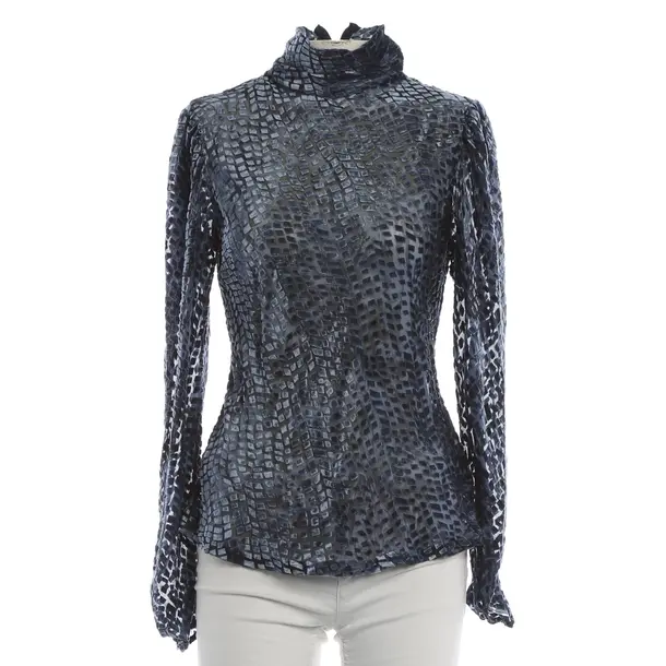 Bluse, in Navy, Seide, Ulla Johnson