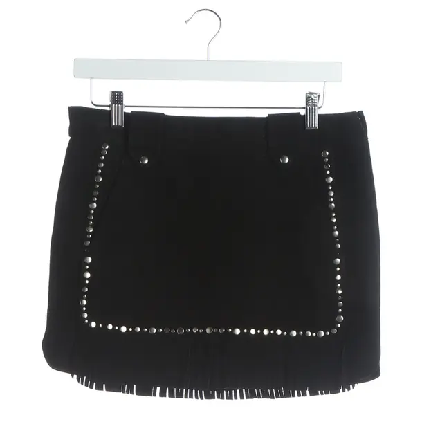 Skirt, in Black, Cotton, Maje