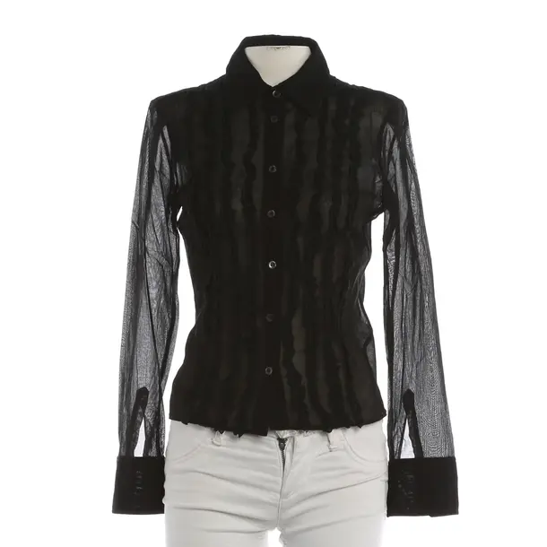 Bluse, in Schwarz, Baumwolle, Gucci