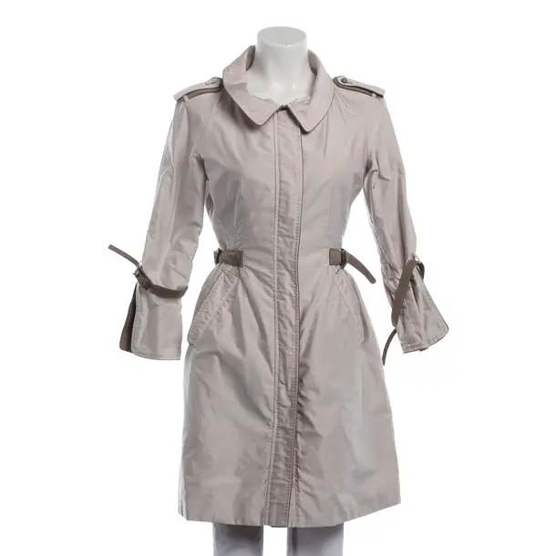 Mid-Season Coat, in Beige, Polyester, Ermanno Scervino