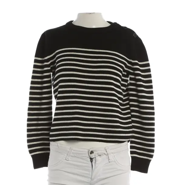 Pullover, in Schwarz, Baumwolle, Saint Laurent
