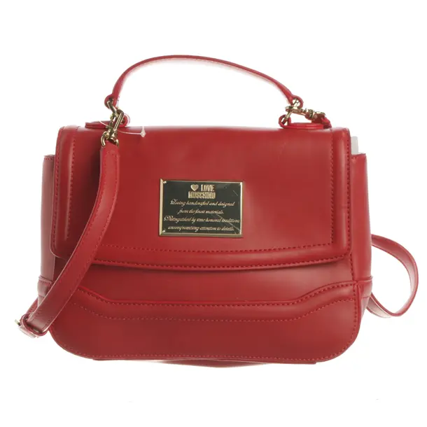 Borsetta, in Rosso, Pelle, Amore Moschino