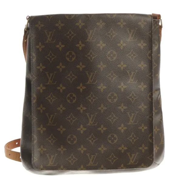 Borsa a cinture a tracolla, in Marrone, Tela, Louis Vuitton