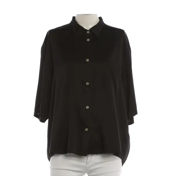 Blouse, in Black, Silk, Forte_Forte