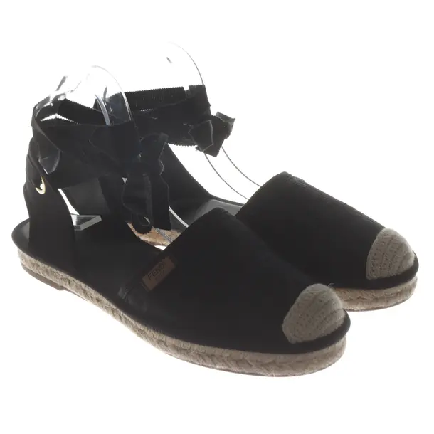 Espadrilles, in Schwarz, Fendi