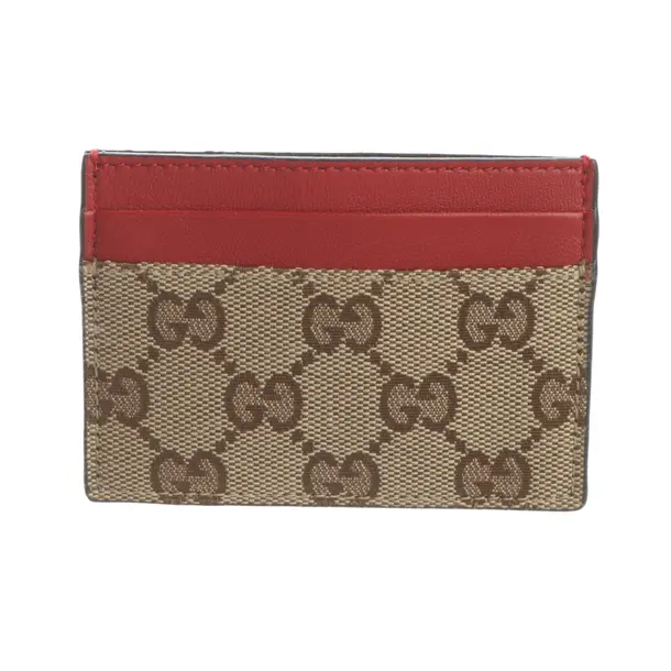 Kartenetui, in Rot, Leder, Gucci