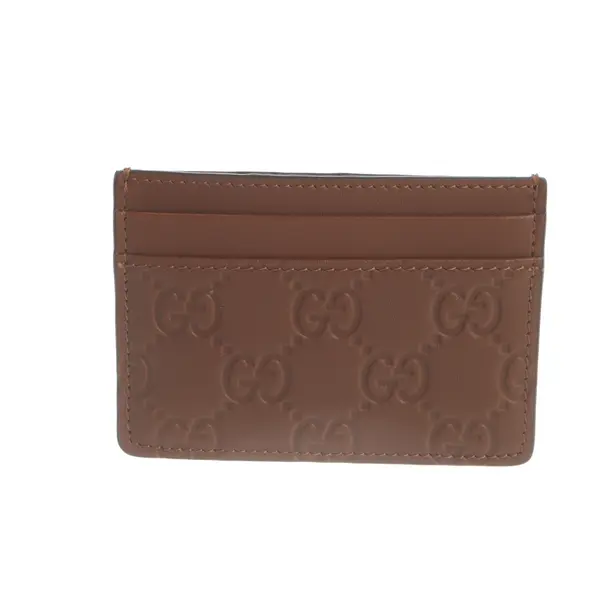 Card Holder, in Brown, Leather, Gucci