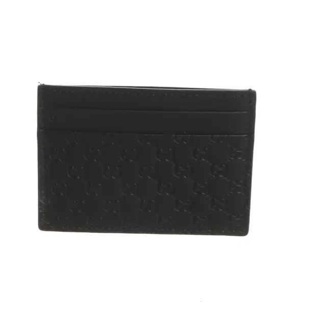 Card Holder, in Black, Leather, Gucci
