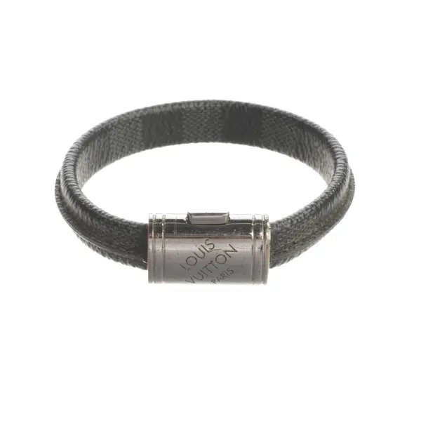 Bracelet, in Black, Leather, Louis Vuitton