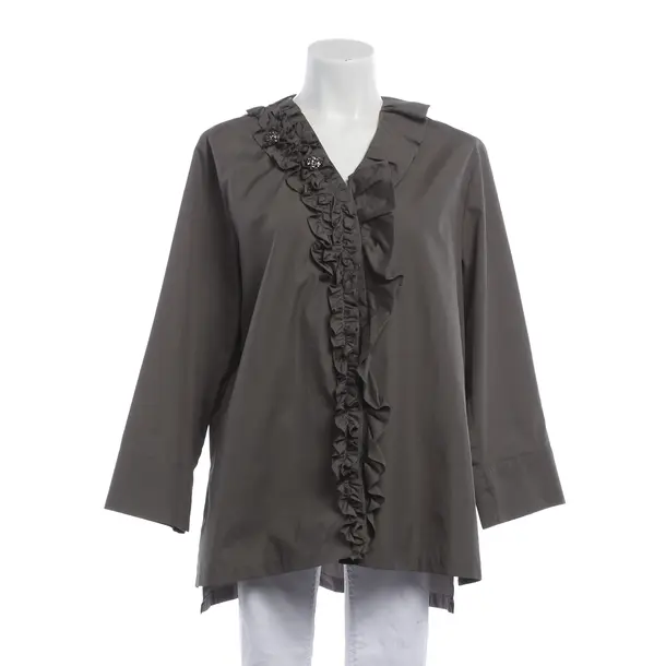 Bluse, in Grau, Baumwolle, Max Mara