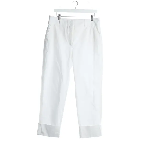 Pants, in White, Baumwolle, Peserico