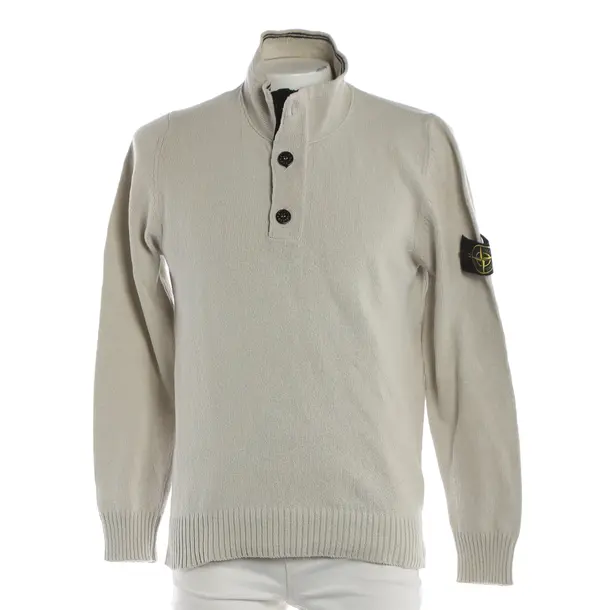 Maglione, in Grigio, Cotone, Isola di pietra