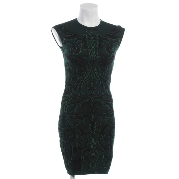 Kleid, in Grün, Baumwolle, Alexander McQueen