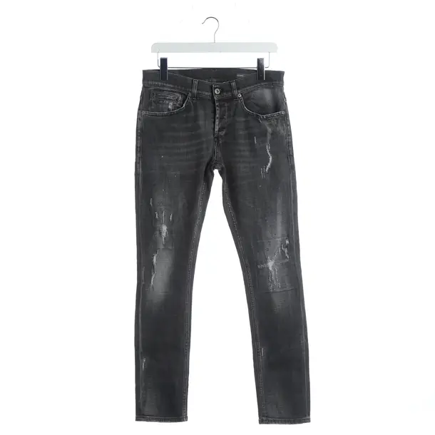 Jeans Straight Fit, in Dunkelgrau, Denim, Dondup