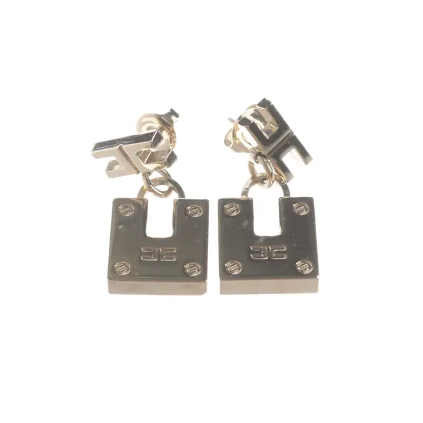 Earrings, in Gold, Metal (metallic, metallized), Elisabetta Franchi