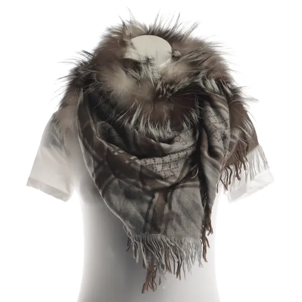 Scarf, in Gray, Wolle, Gucci