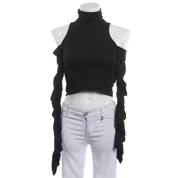 Long Sleeve Shirt, in Black, Polyester, Dondup